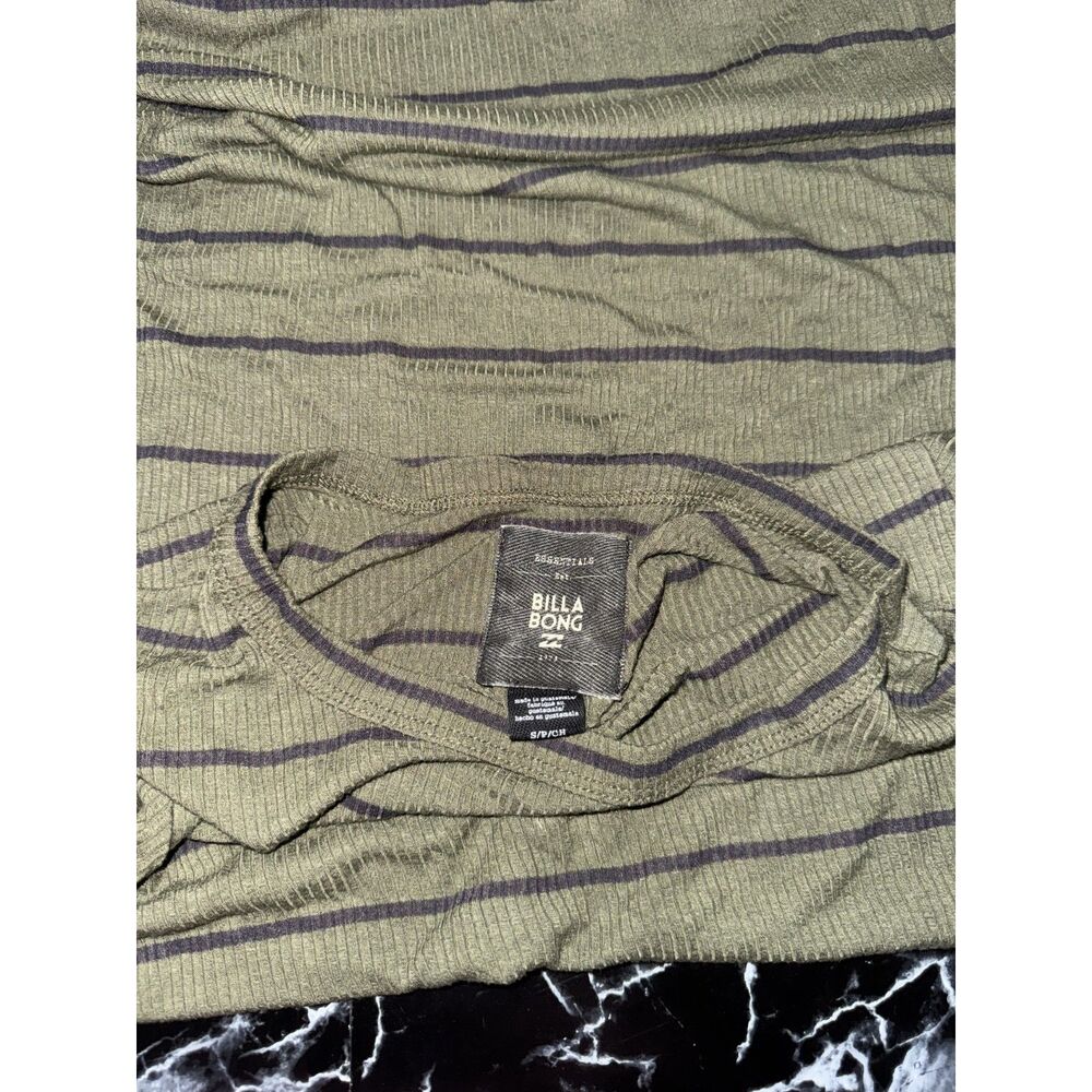 Olive Green Ribbed Dress - Picture 2 of 2